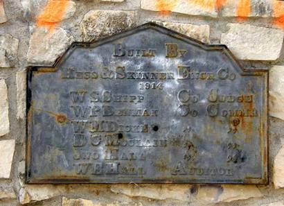 Maxdale Tx 1914 Thru Truss Bridge sign