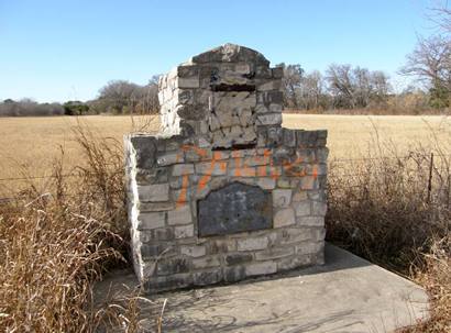 Maxdale Tx 1914 Thru Truss Bridge sign