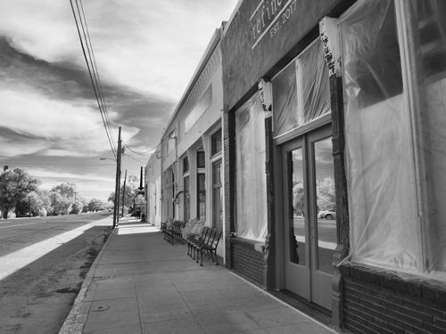 Milford Texas - downtown main street 