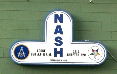 Nash TX - masonic lodge sign