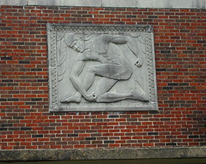 Nevada Texas Architure Relief Sculpture 