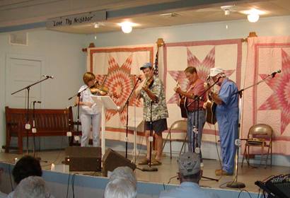 Pearl Texas Sunday afternoon bluegrass in the old school building