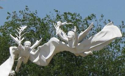 Peaster, Texas - Statue of Angels 