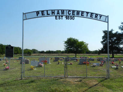 Pelham Tx - Cemetery Entry
