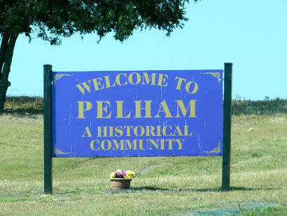 Pelham Tx Welcome Sign