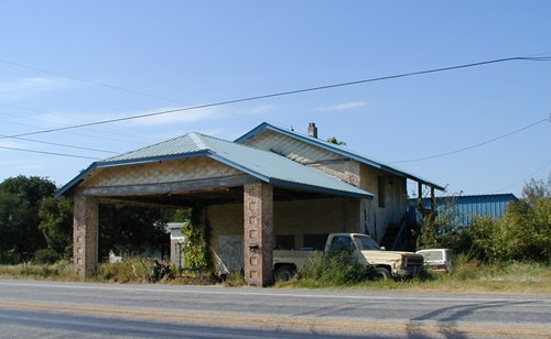 Perrin Texas old gas station