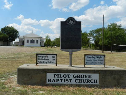  TX - Pilot Grove Baptist Church & Historical Marker