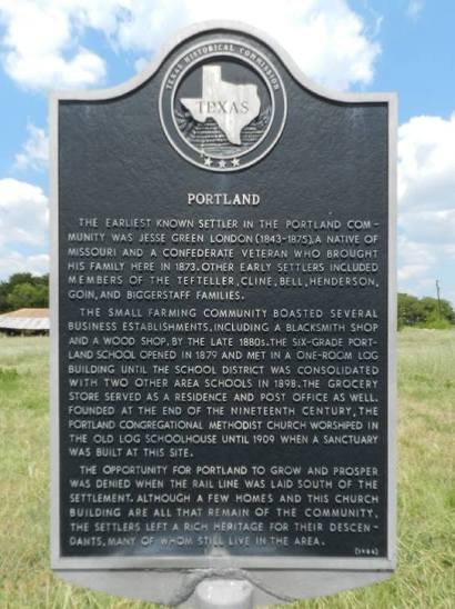 Portland TX - Historical Marker