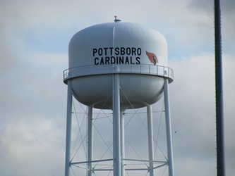 Pottsboro Texas water tower