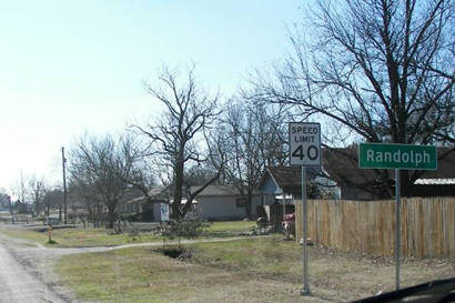  Randolph TX Sign