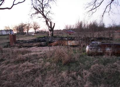 Ringgold Tx Burned House Foundation