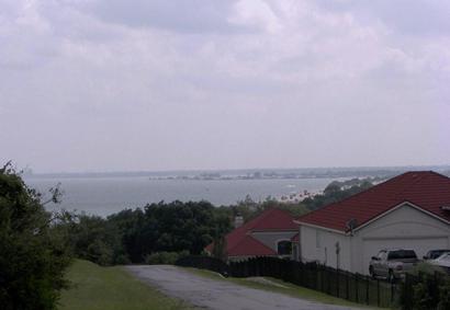 Lake Ray Hubbard view from Rockwall Texas