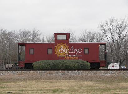 Sachse Texas caboose