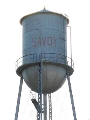 Savoy, TX - tin man water tower