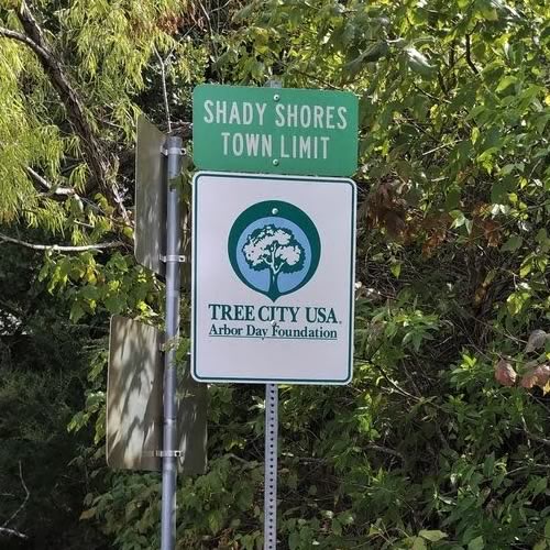 Shady Shores TX - city limit