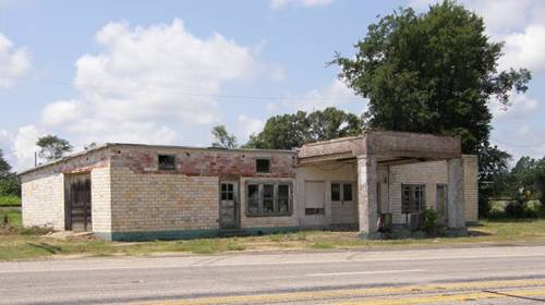 Silver Lake Texas closed gas station