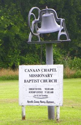 Springfield TX - Canaan Chapel Missionary Baptist Church bell