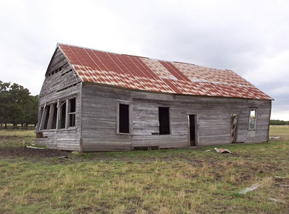 Spunky Flat, TX - Old Eureka school house
