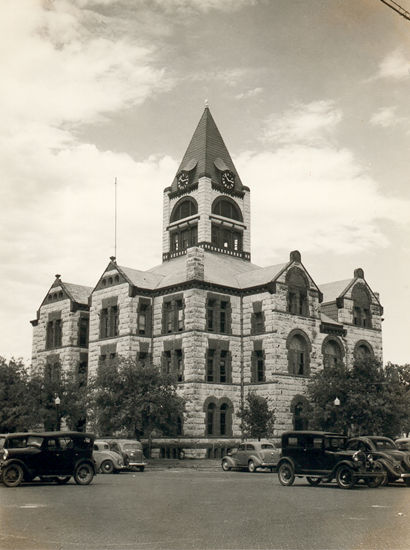 Erath County courthouse Stephenville Texas vintage photo