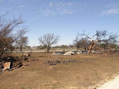 Stoneburg Tx after wildfire