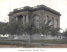 Carnegie Library, Terrell, Texas