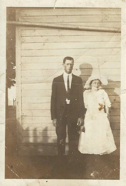 Topsey, Texas - Newly weds old photo