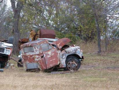 Travis Tx rusted trucks