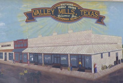 Valley Mills TX Street Mural