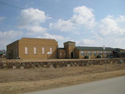 Valley View Texas School and Gymnasium 