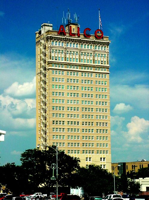 Waco, Texas' skyscratper ALICO building