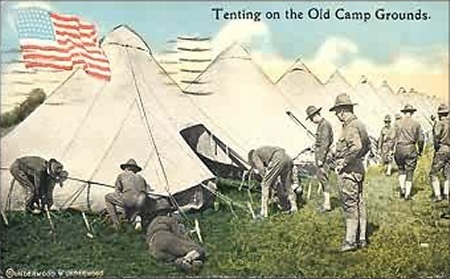 Waco TX Military Tent Camp