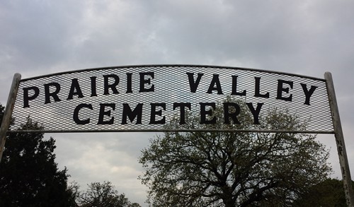 Whitney TX, Hill County Prairie Valley Cemetery