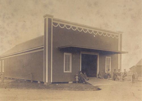 Ammannsville TX - Adolph Kristek's Garage , circa 1916