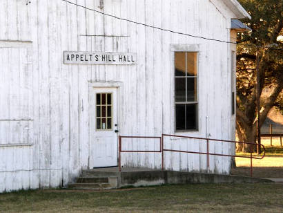 Appelt Hill Tx - Appelt's Hill Hall 