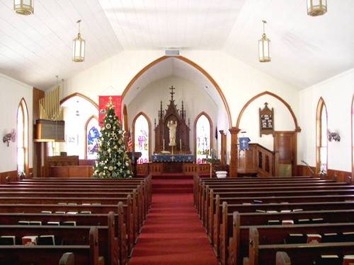 Arneckeville Tx Zion Lutheran Church sanctuary