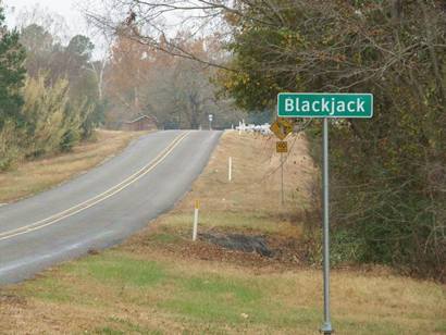 Blackjack Tx Road Sign