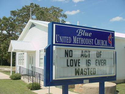 Blue United Methodist Church, Blue Texas 