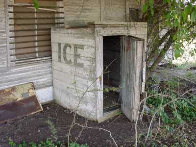 Branchville Texas - Old ice box