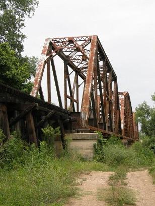 Austin County TX - Brazos Country RR Bridge OverBrazos I-10 and Waller County Line