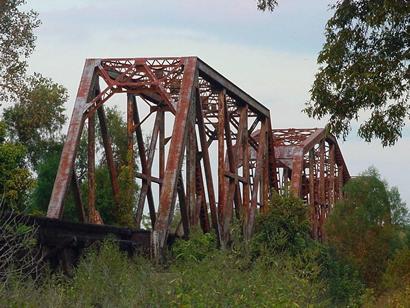 Austin County, TX - Brazos Country Brazos  River Railroad Bridge