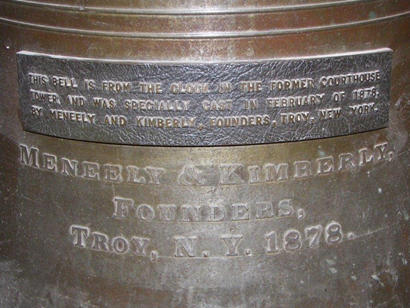 TX 1892 Brazos County Courthouse Bell