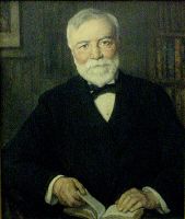 Andrew Carnegie portrait oil painting