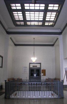 Caldwell TX  - 1927 Burleson County Courthouse  skylight