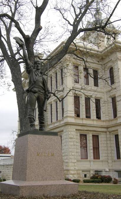 Cameron TX - Benjamin Milam statue