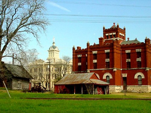 Milam county jail and Milam County courthouse, Cameron, Texas