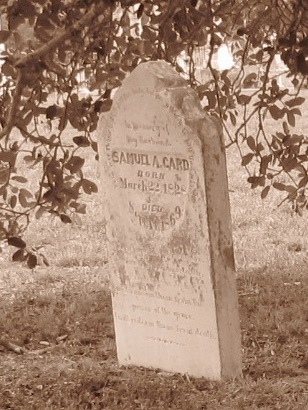 Cedar TX Cemetery tombstone