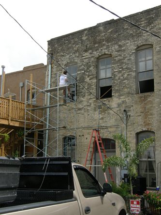 Cuero Texas restoration in progress