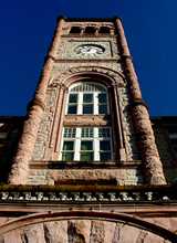 DeWitt County courthouse clock tower