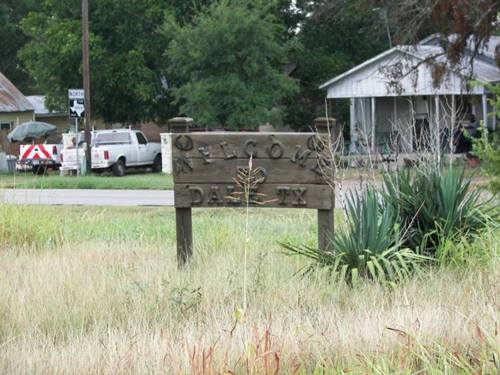 Dale Texas welcome sign