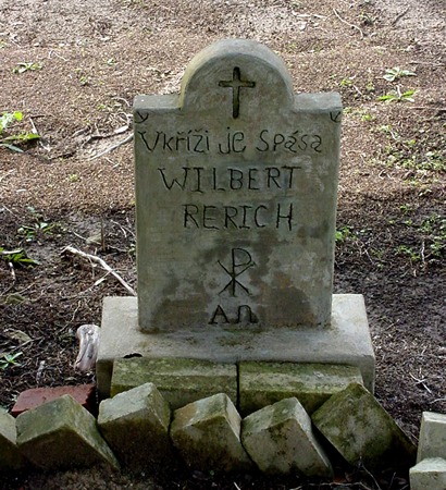 TX - Dubina Cemetery hand made tombstone